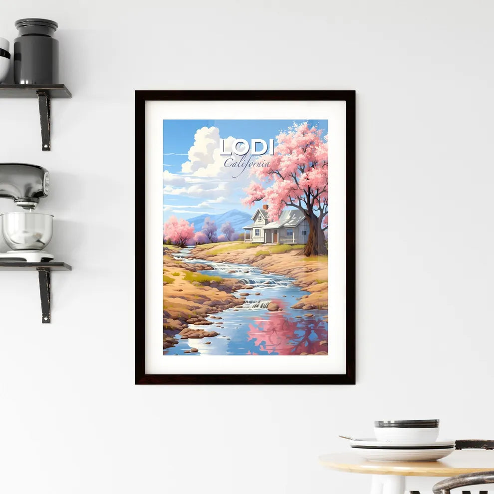 Lodi, California, A Poster of a house by a river Default Title