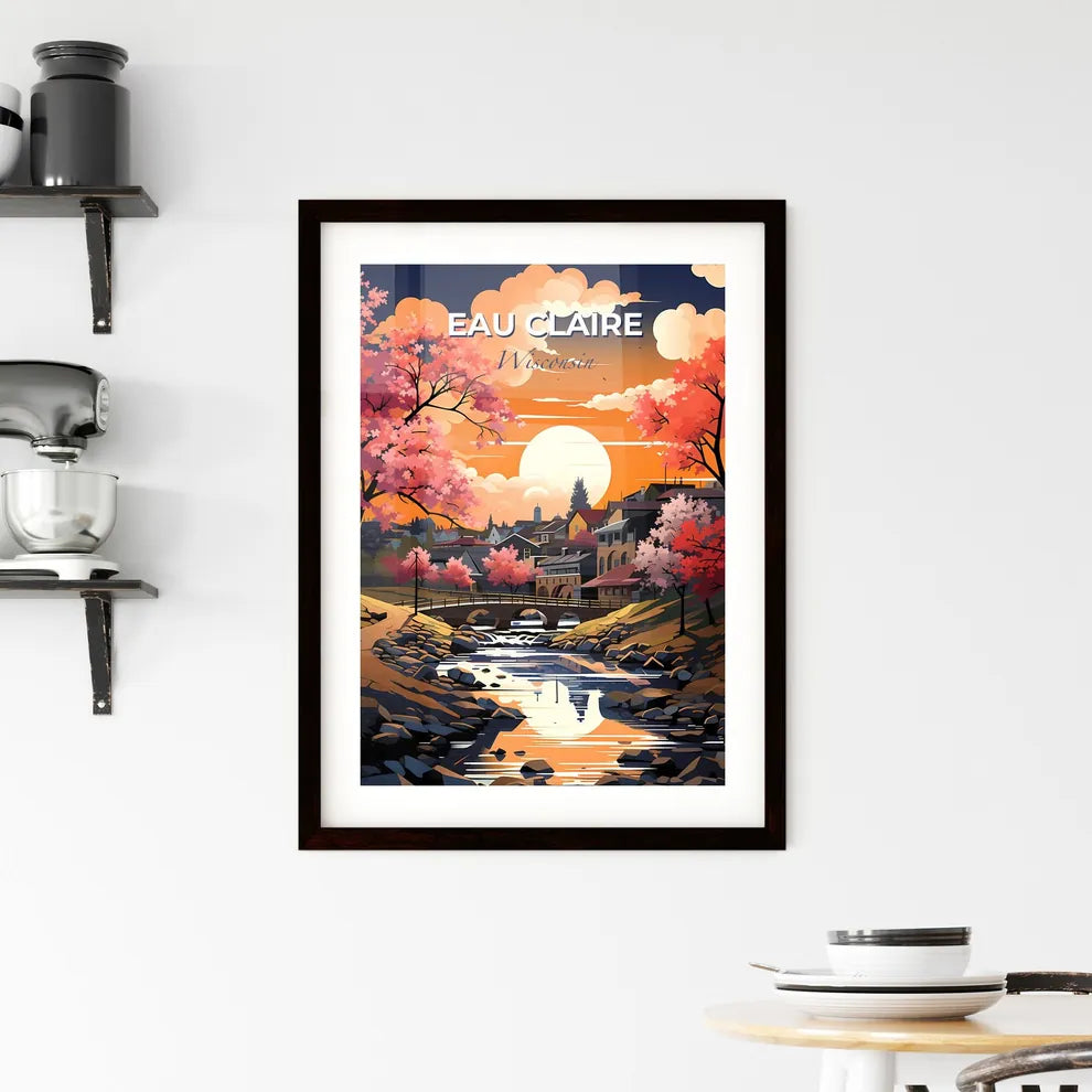 Eau Claire, Wisconsin, A Poster of a river running through a town Default Title