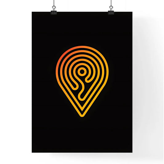 Vibrant Geological Data Visualization Logo F Poster