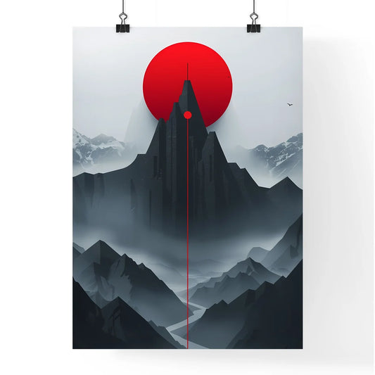 Vibrant minimalist geographical data visuali Poster