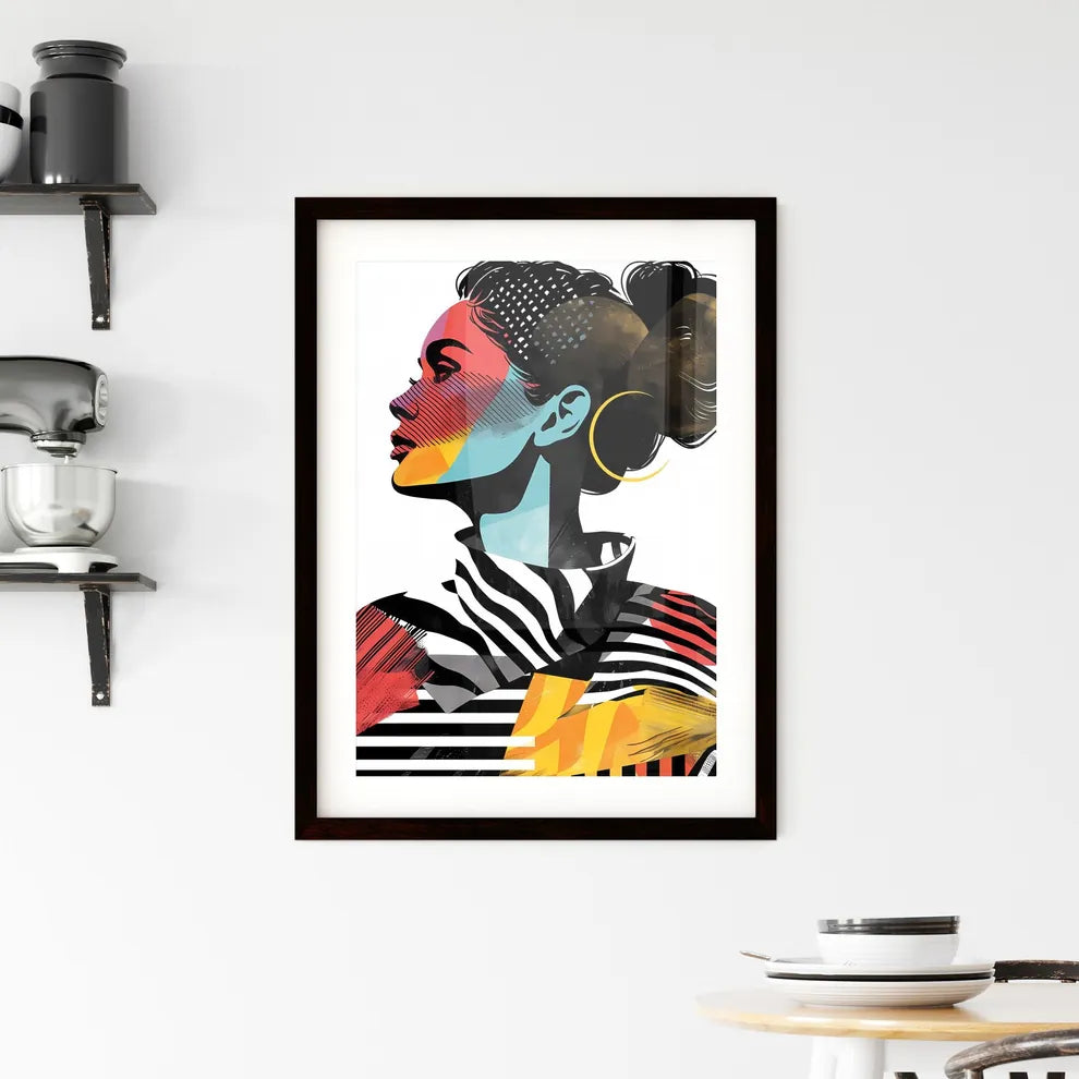 Minimalist Digital Art Framed Print