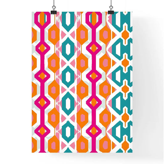 Bold Geometric Abstract Pattern Poster