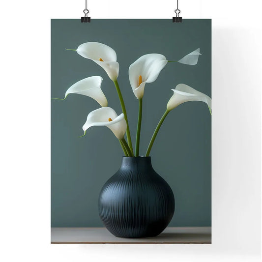 Vibrant Painting Still Life with Calla Lily Poster