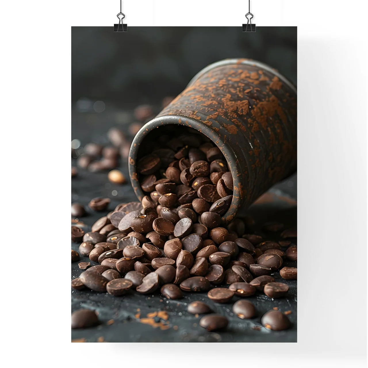 Vibrant Cup Painting Poster