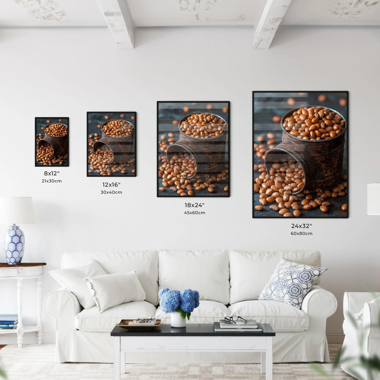 Abstract Brown Bean Burs - Kitchen Hangings