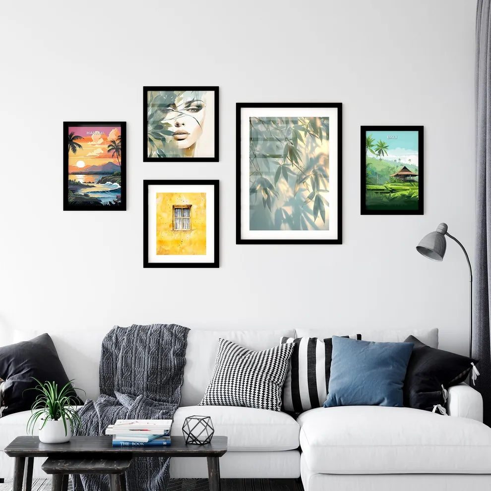 Ethereal Bamboo Shadows Wall Art