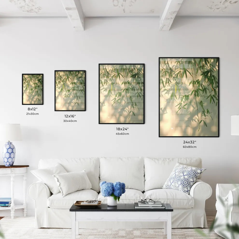 Bamboo Leaf Shadows on Water - Kitchen Hangings