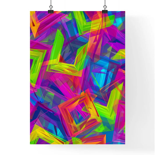 Colorful Geometric Pattern Poster