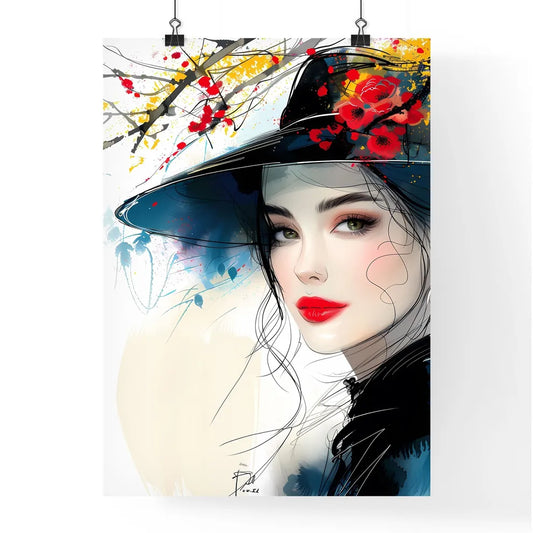 Minimalist manga beauty Poster