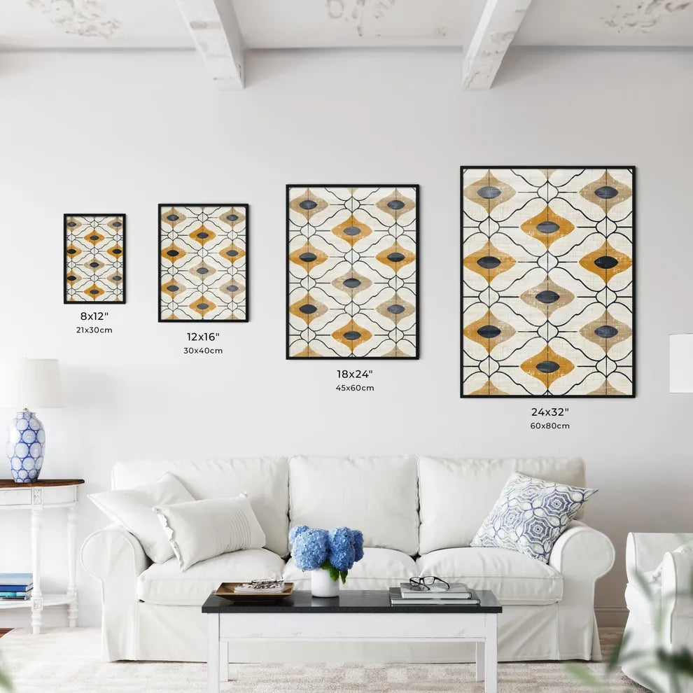 Vibrant Minimalist Abstract Painting Wall Ar - Kitchen Hangings