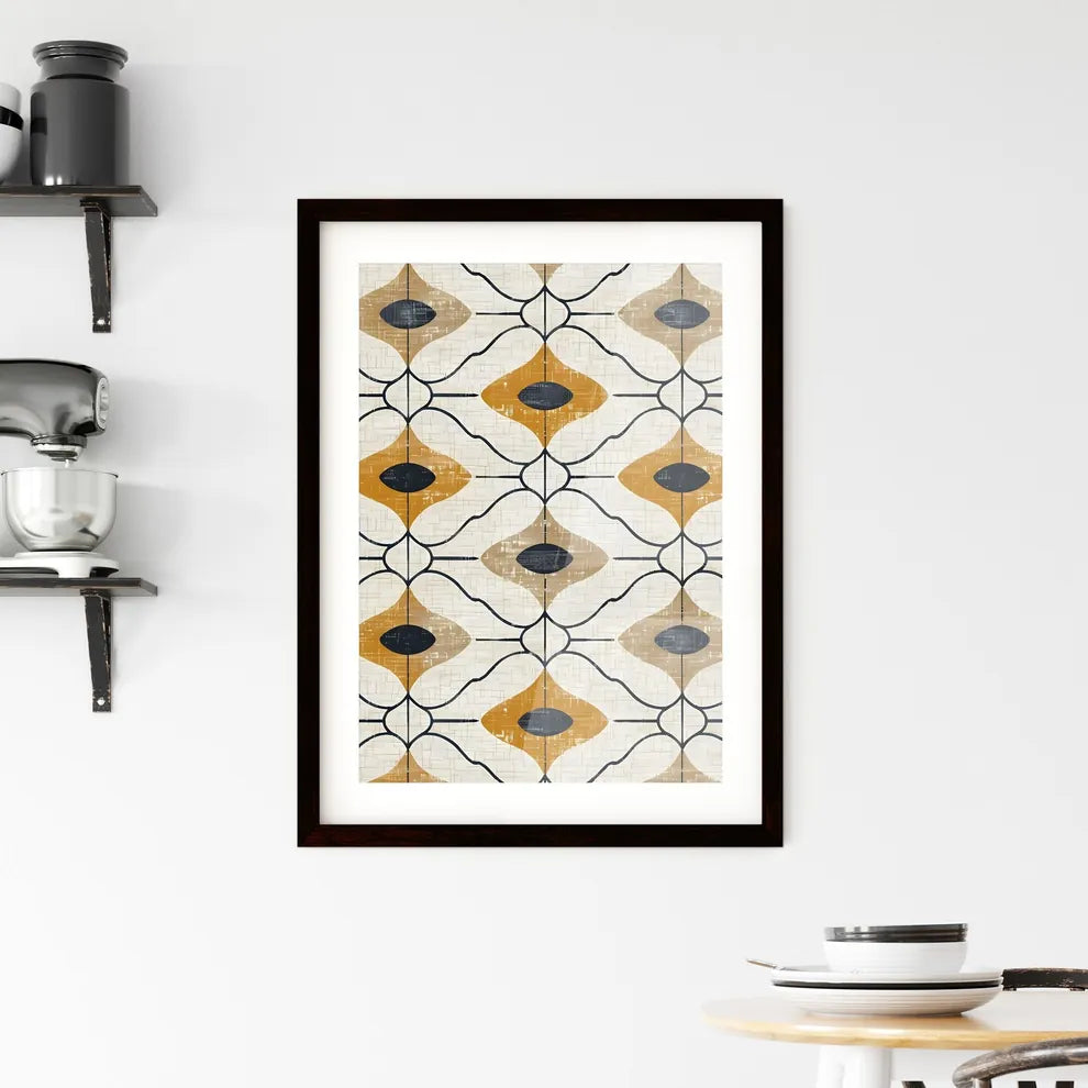 Vibrant Minimalist Abstract Painting Wall Ar Framed Print
