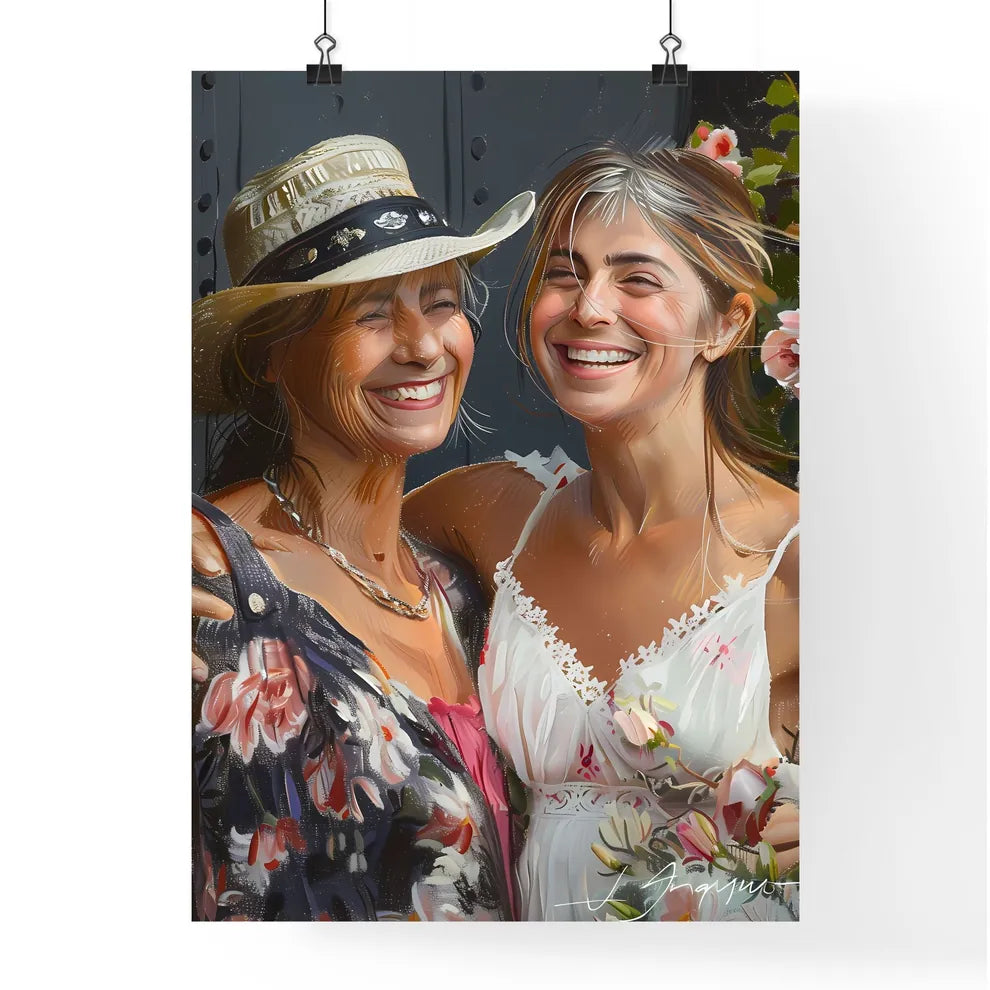 Vibrant Artistic Portrait Poster