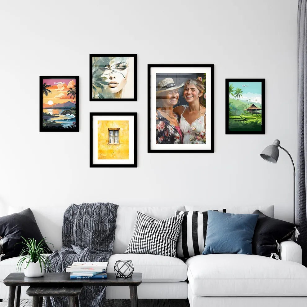 Vibrant Artistic Portrait Wall Art
