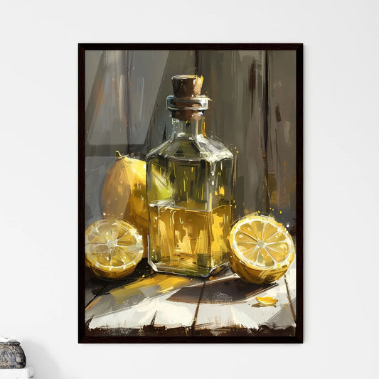 Abstract Still Life Painting - Framed Art Print