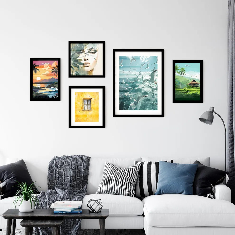 Vibrant Seascape Painting: Co Art Print