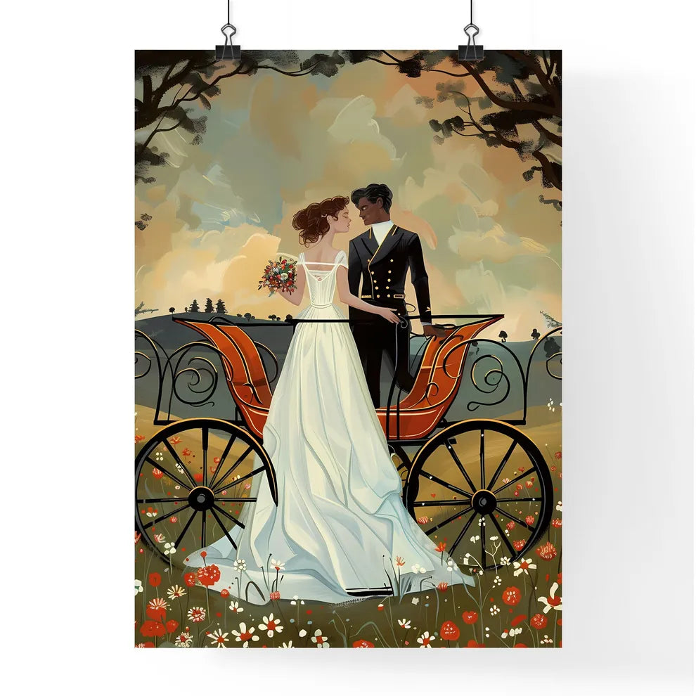Luxurious Carriage with Gold Accents Poster
