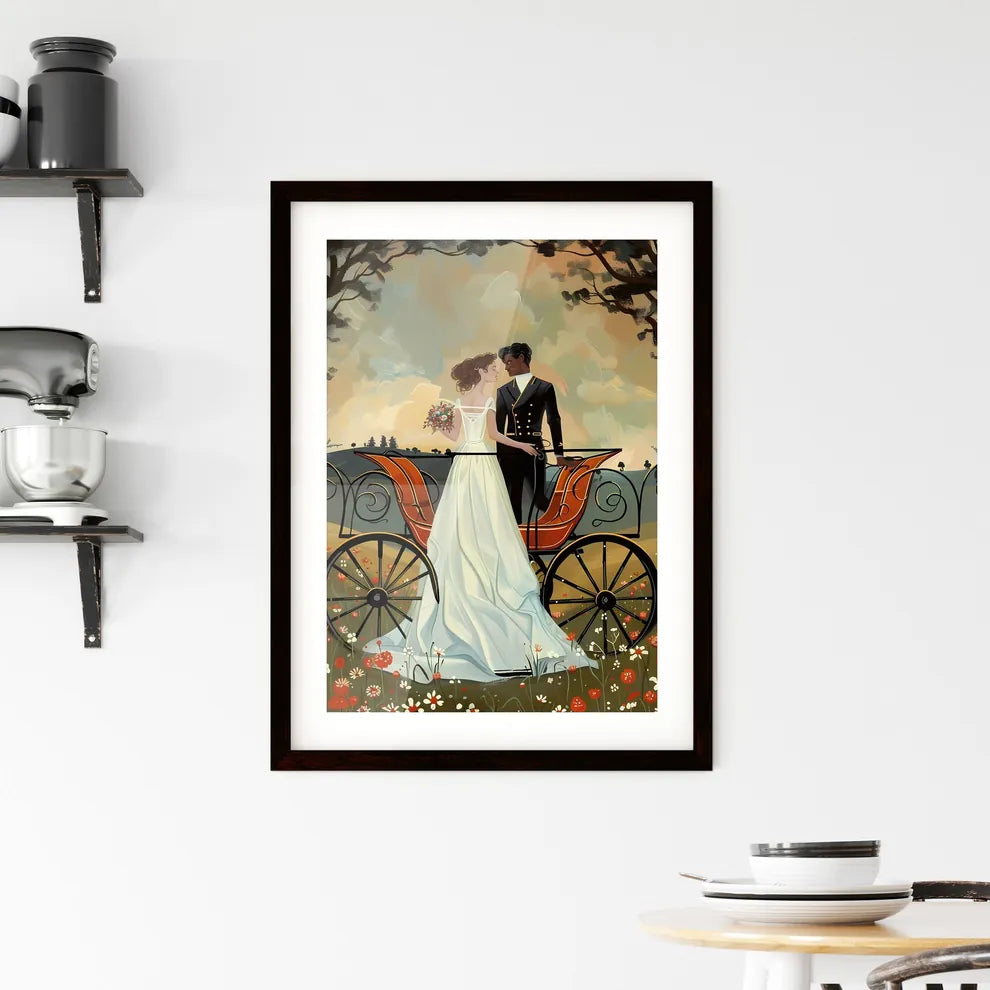 Luxurious Carriage with Gold Accents Framed Print