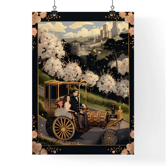 Luxurious Carriage with Gold Accents Poster