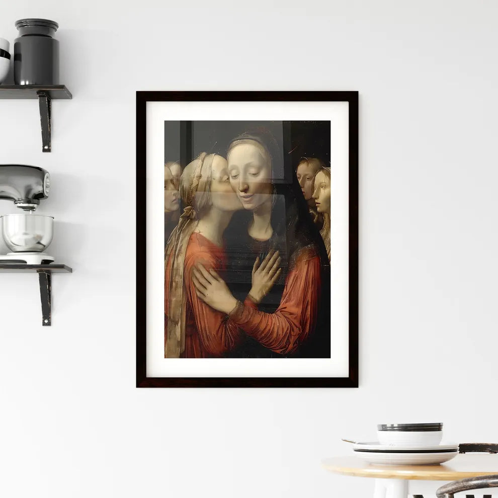 Vibrant Medieval Artwork Framed Print