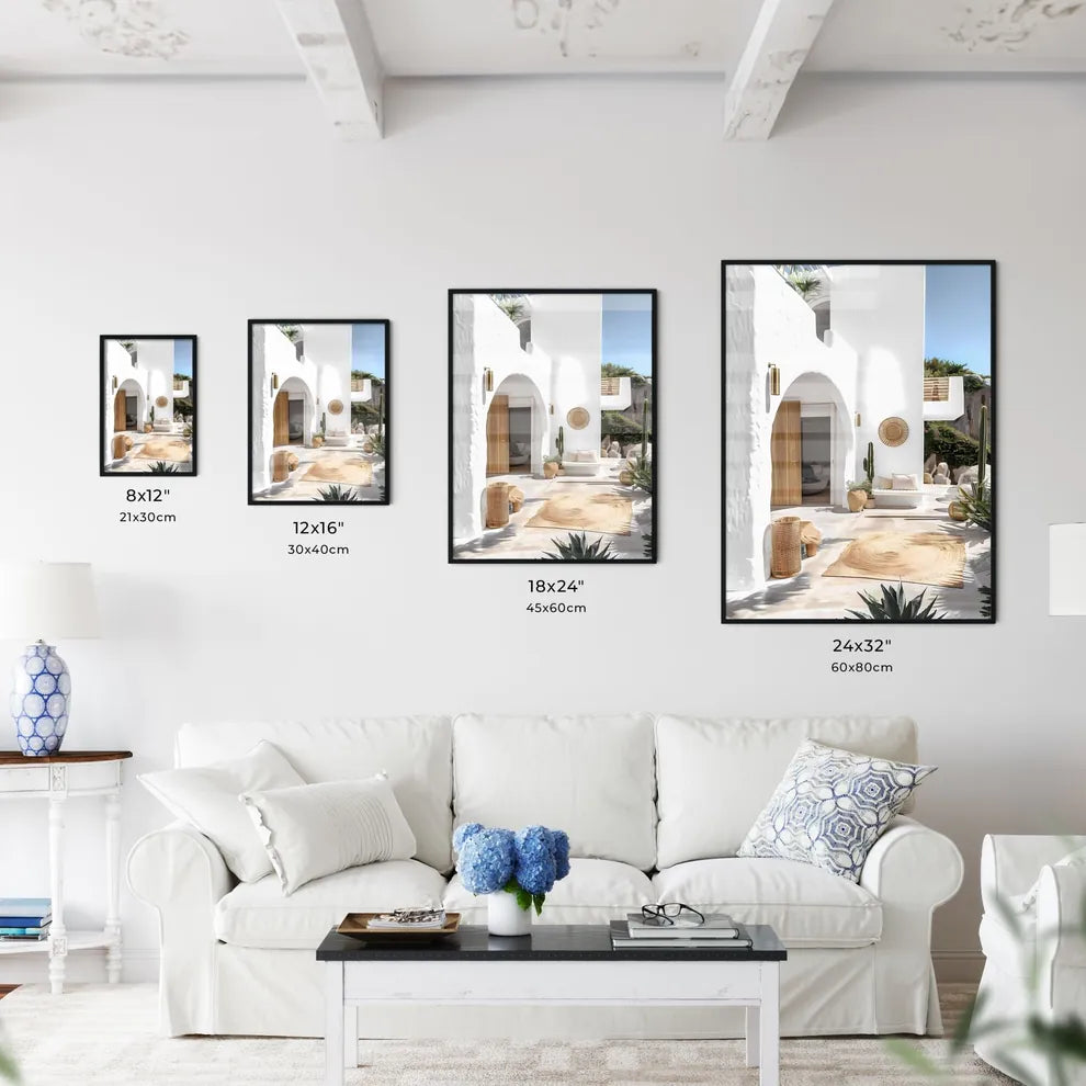 Modern Mediterranean villa with white walls - Kitchen Hangings