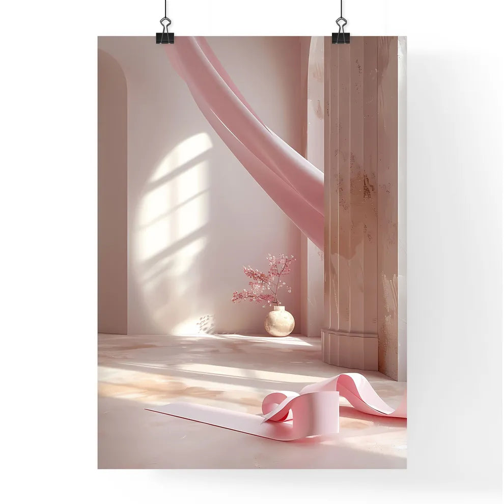 Modern art painting abstract light backgroun Poster