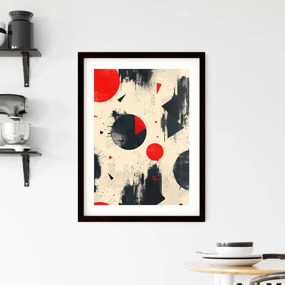 Vibrant Abstract Seamless Pattern Framed Print