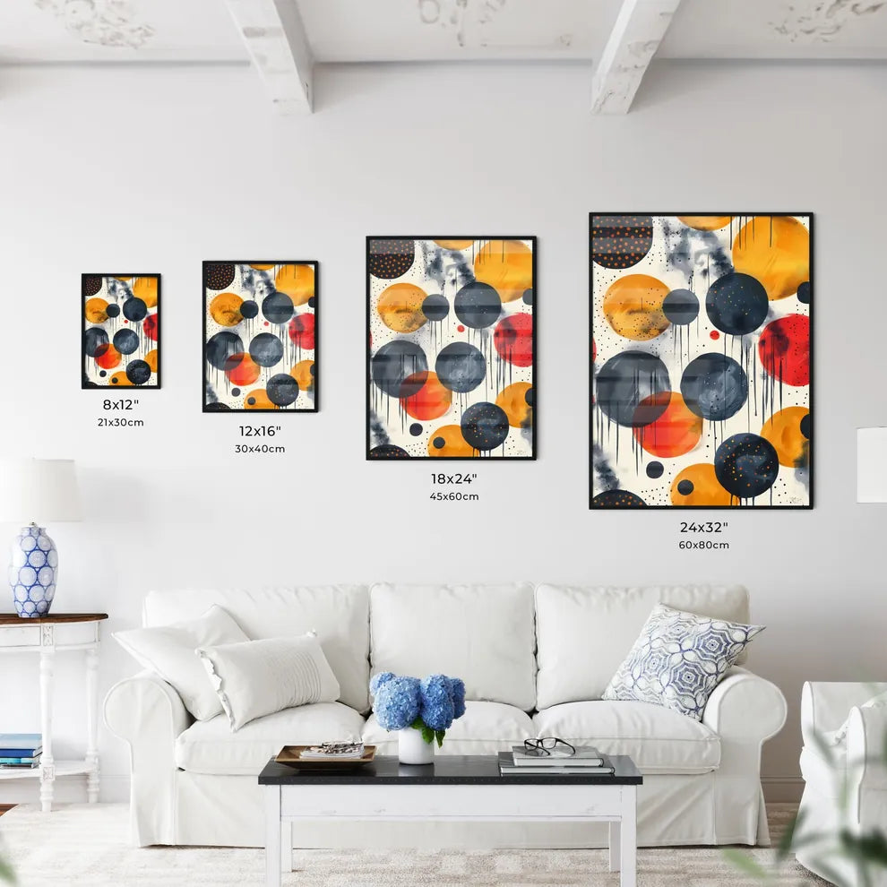 Colorful Doodle Pattern - Kitchen Hangings