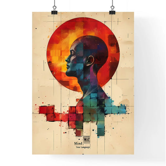 Colorful Spiral Card Game Background with He Poster