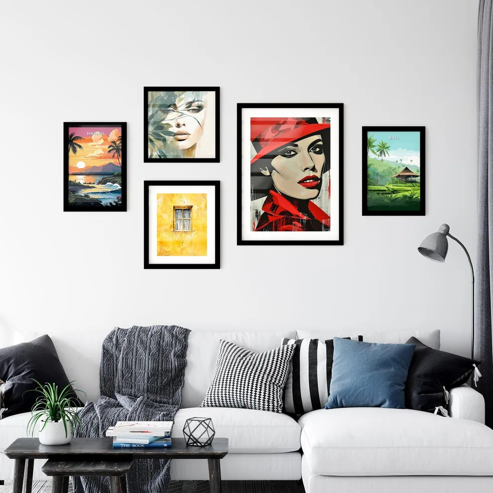 Captivating Pop Art Silkscreen Portrait Wall Art