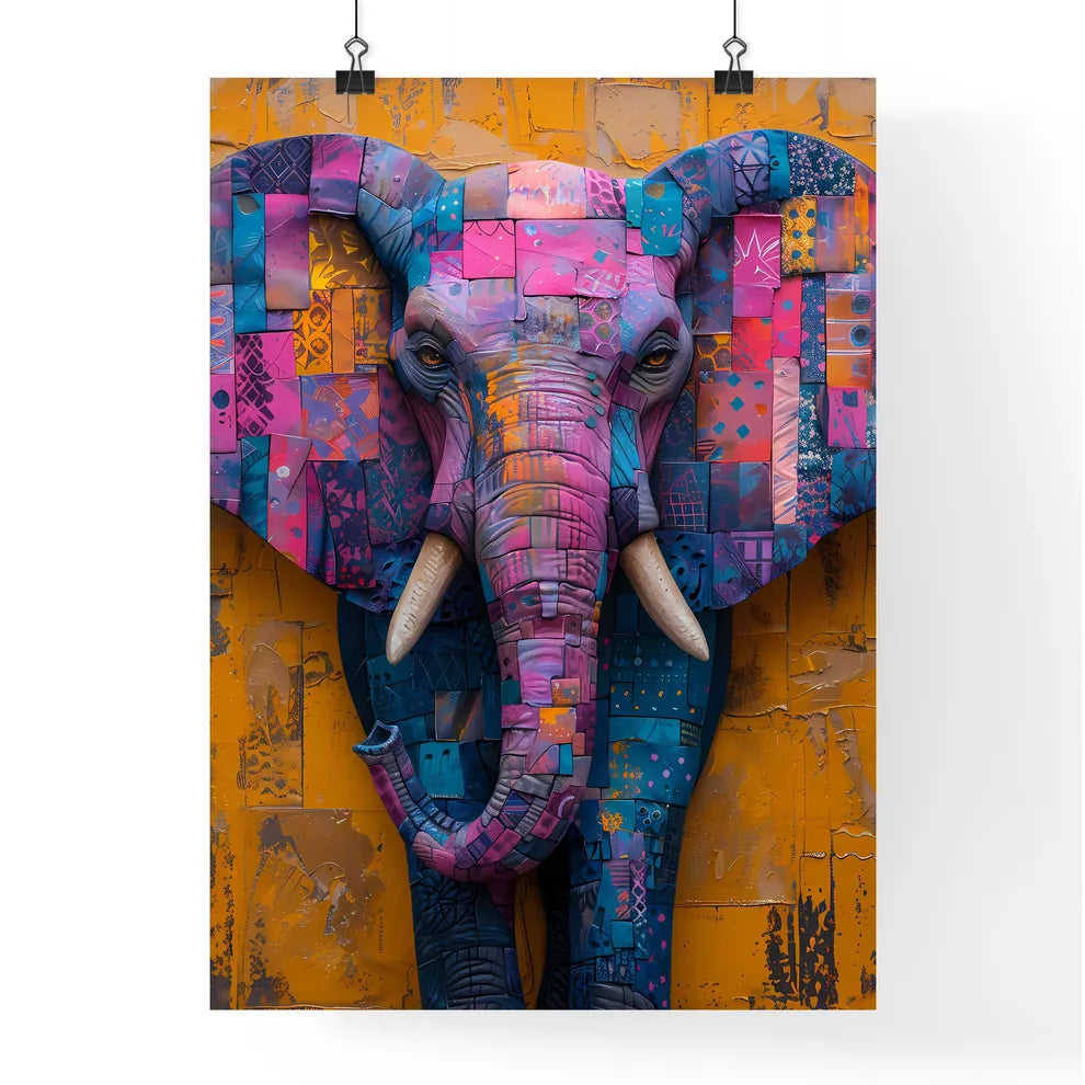 Abstract African Art: Vibrant Poster