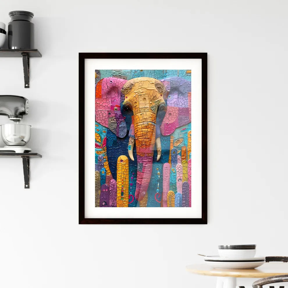Vibrant Pastel Abstract Savan Framed Print