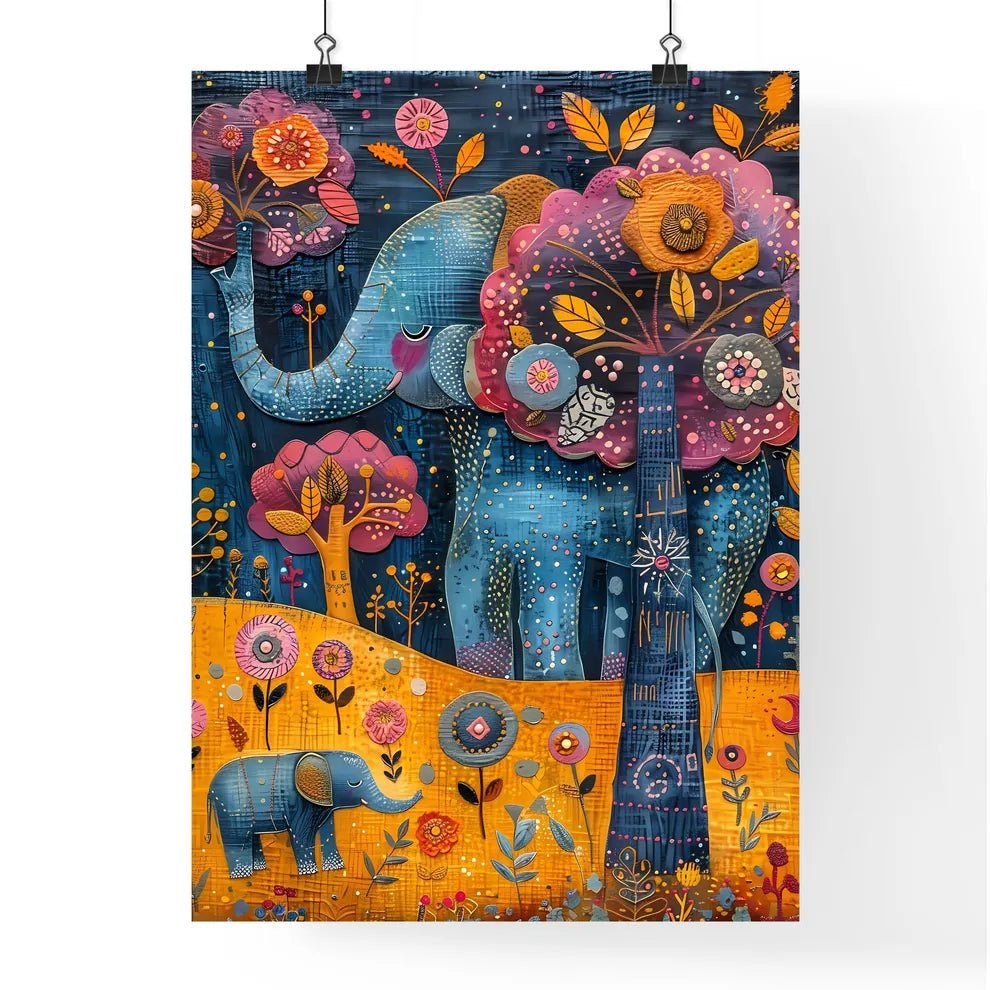 Abstract African Safari Print  Poster