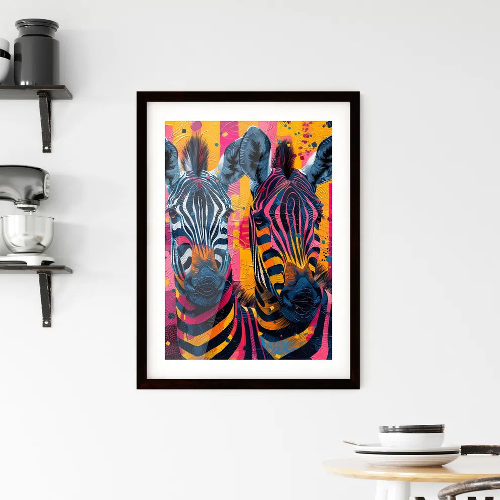 Abstract African Art Painting Framed Print