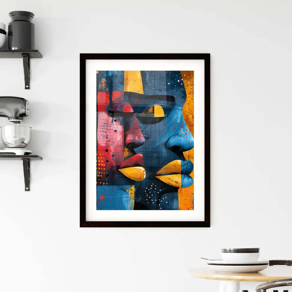 Abstract African Art Painting Framed Print