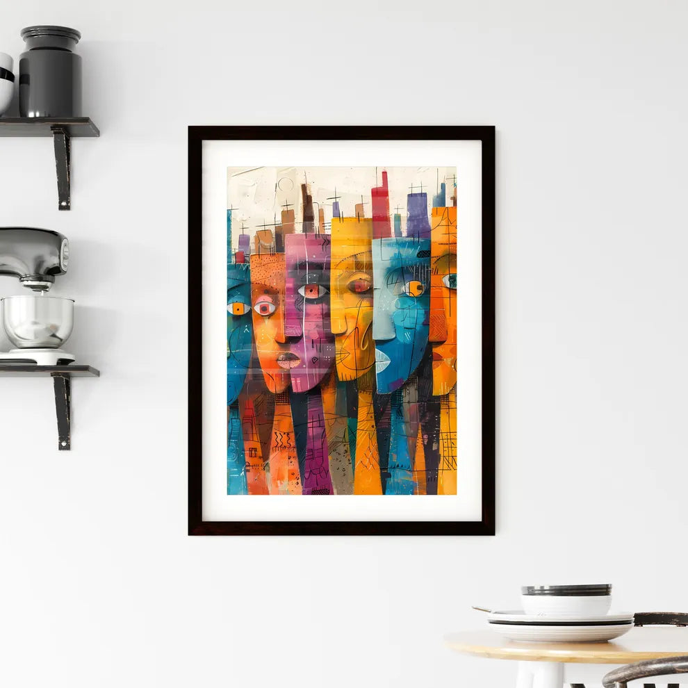 Abstract African Art Framed Print