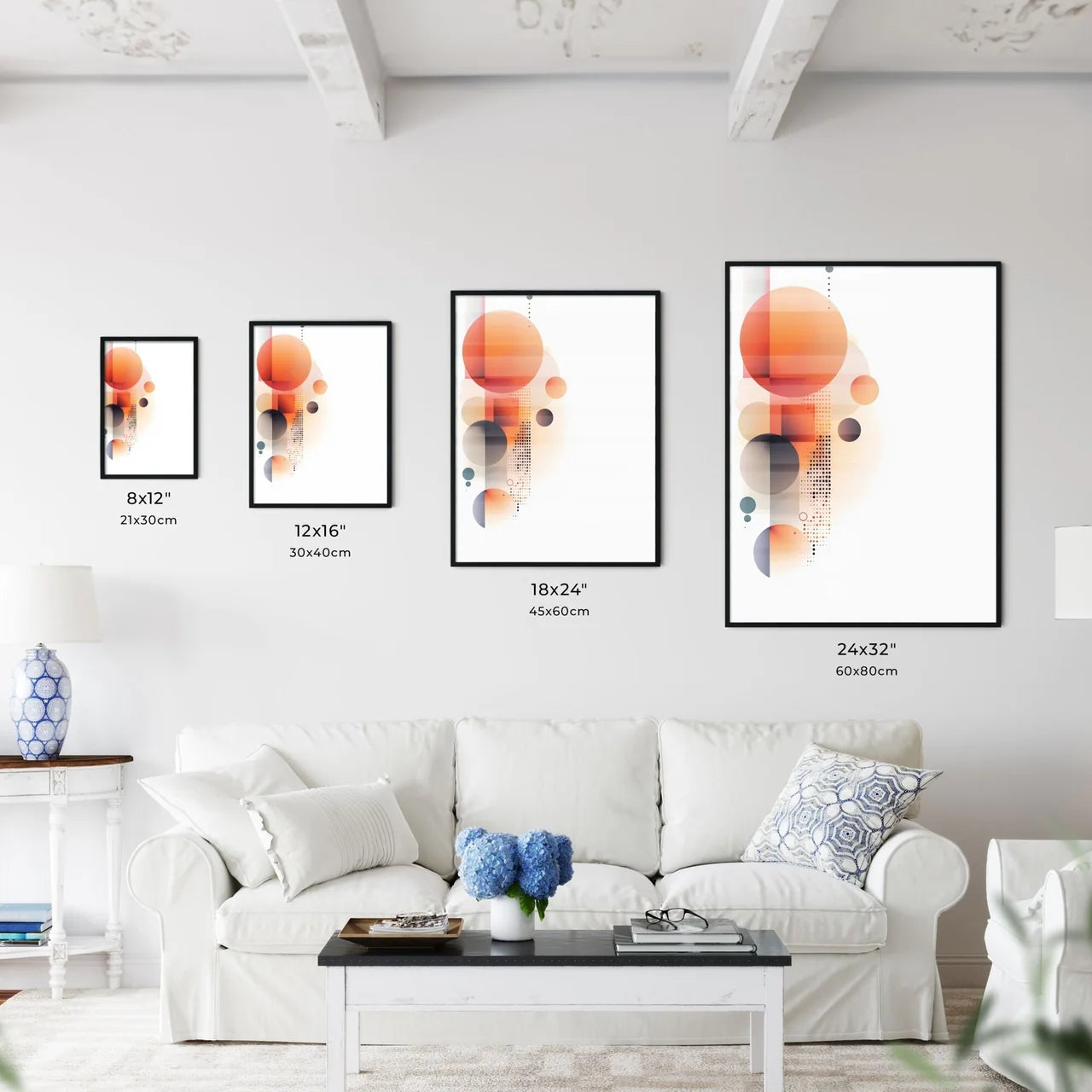 Vibrant Geometric Art with AI - Kitchen Hangings