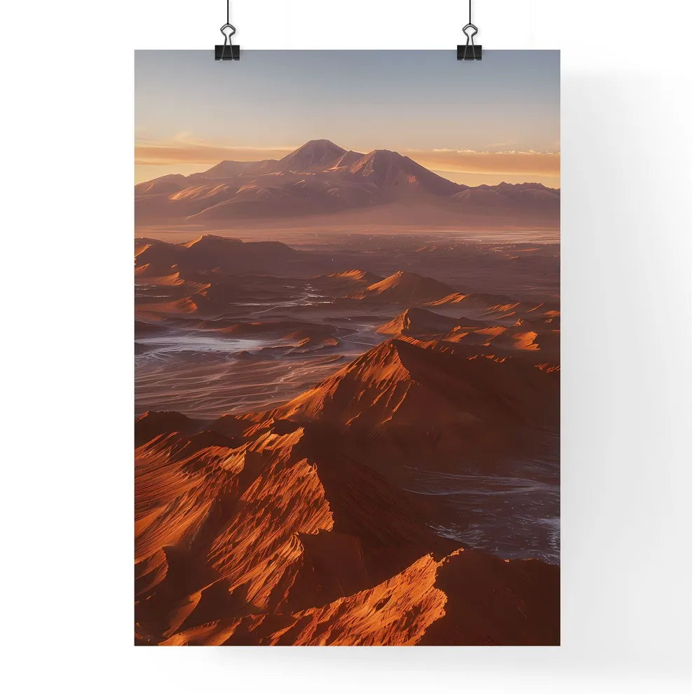 Aerial Artistic Landscape Poster