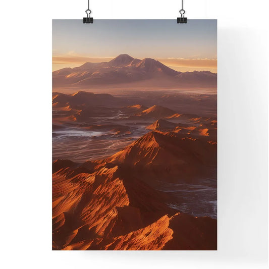 Aerial Artistic Landscape Poster