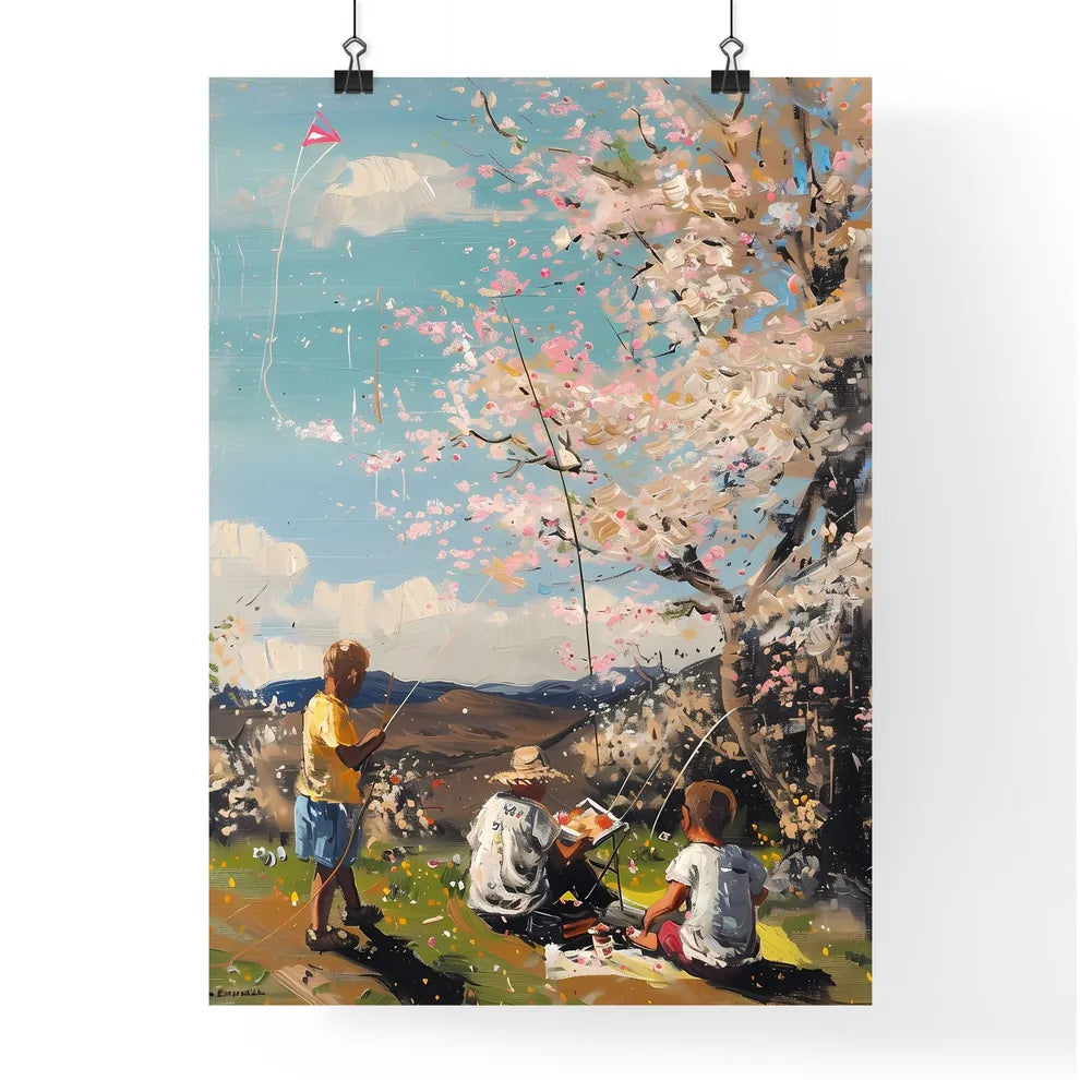 Vibrant Oil Painting Poster