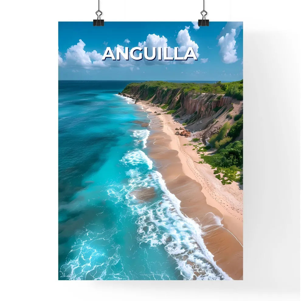 Vibrant Art Depicting Anguilla's Azure Seasc Poster