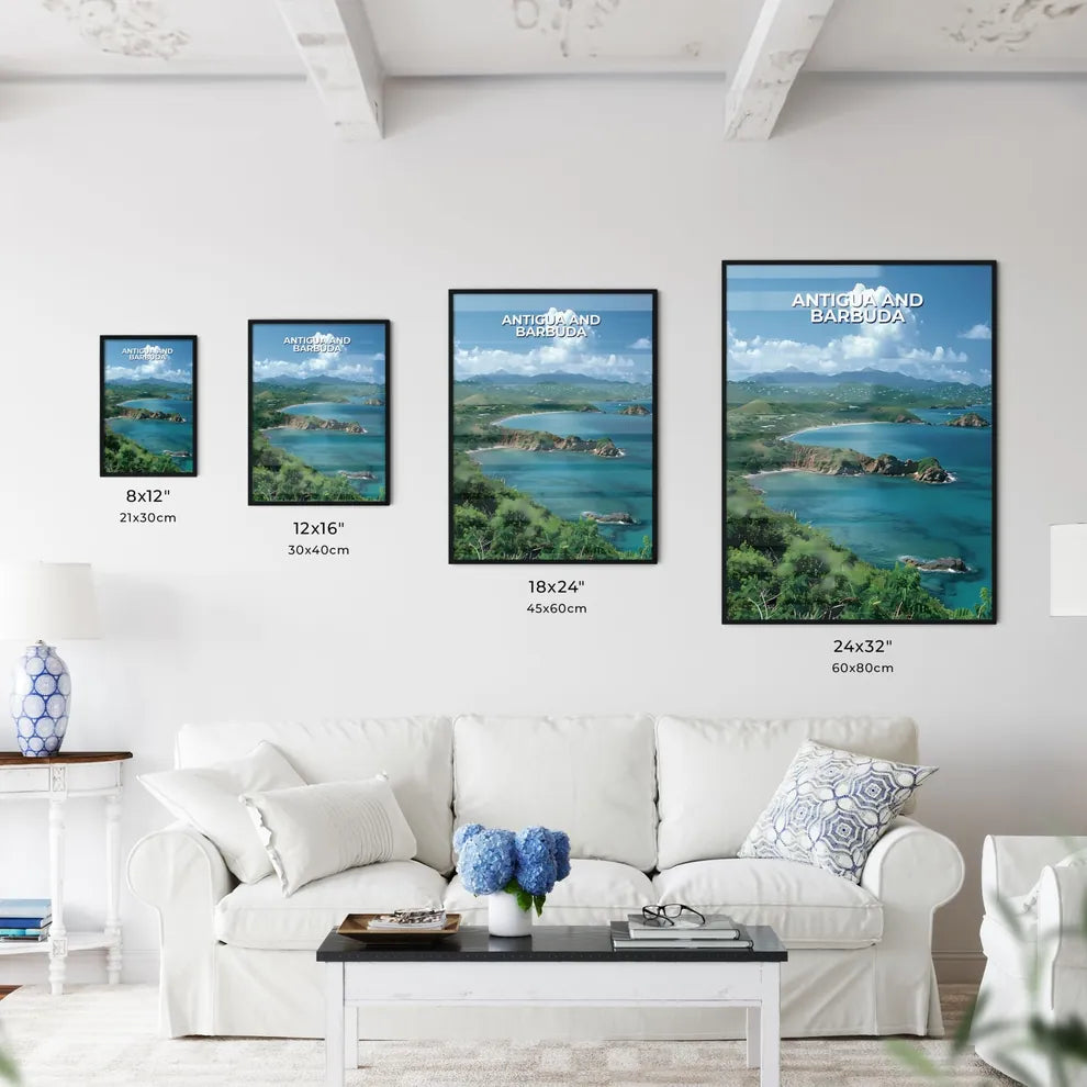 Vibrant Artistic Painting Featuring Antigua  - Kitchen Hangings