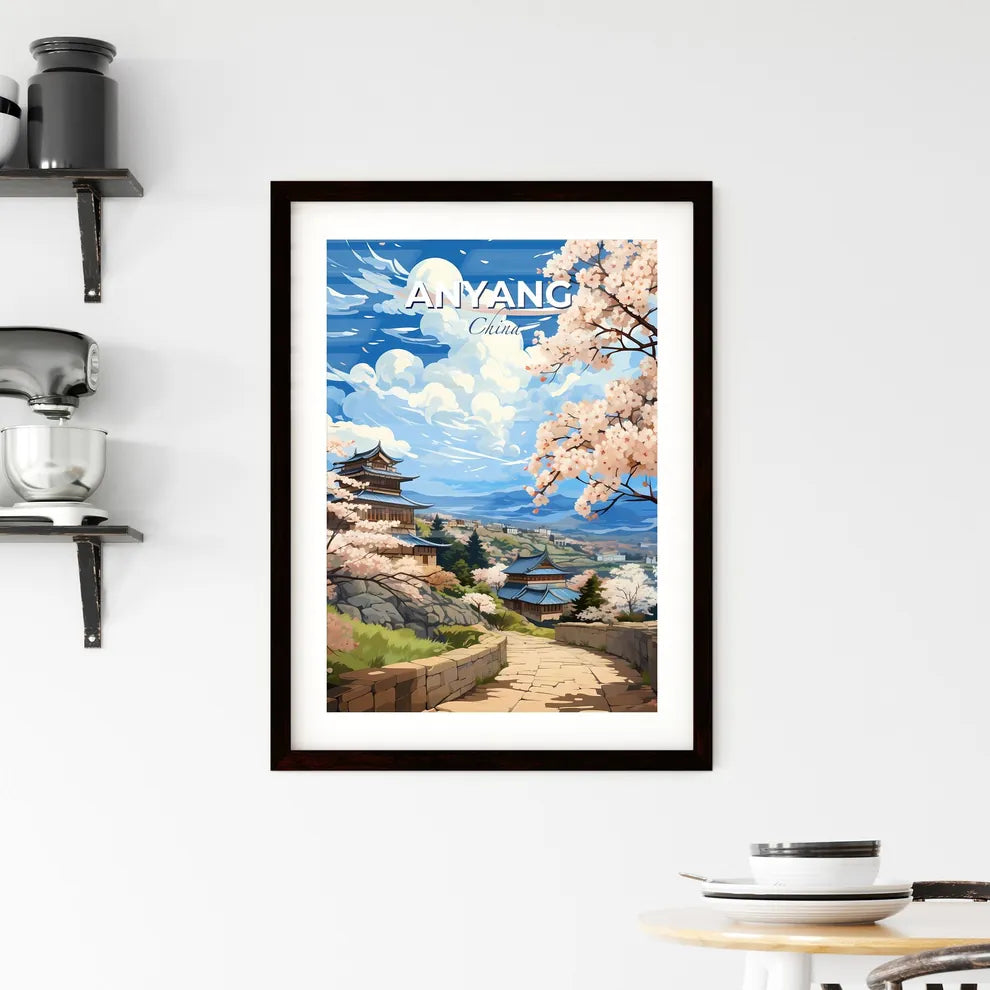 Anyang China Cityscape Skyline Buildings Painting Art Landscape Default Title