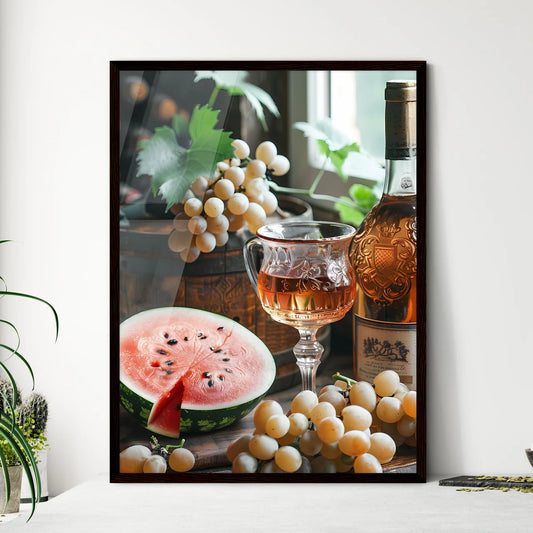 Vibrant Oil Painting Depicting an Appetizing - Framed Art Print