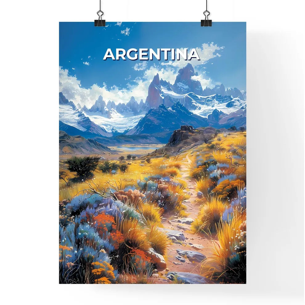 Vibrant South American Landscape Poster
