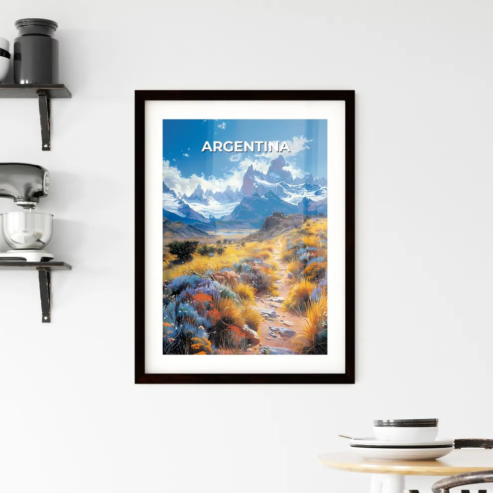 Vibrant South American Landscape Framed Print
