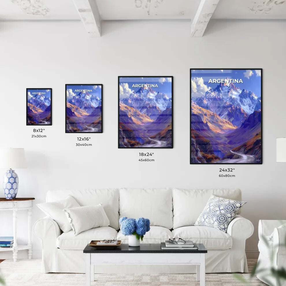 Vibrant Mountain Art - Kitchen Hangings