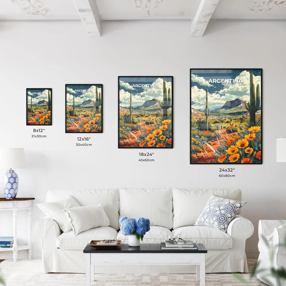 Desert landscape artwork - Kitchen Hangings