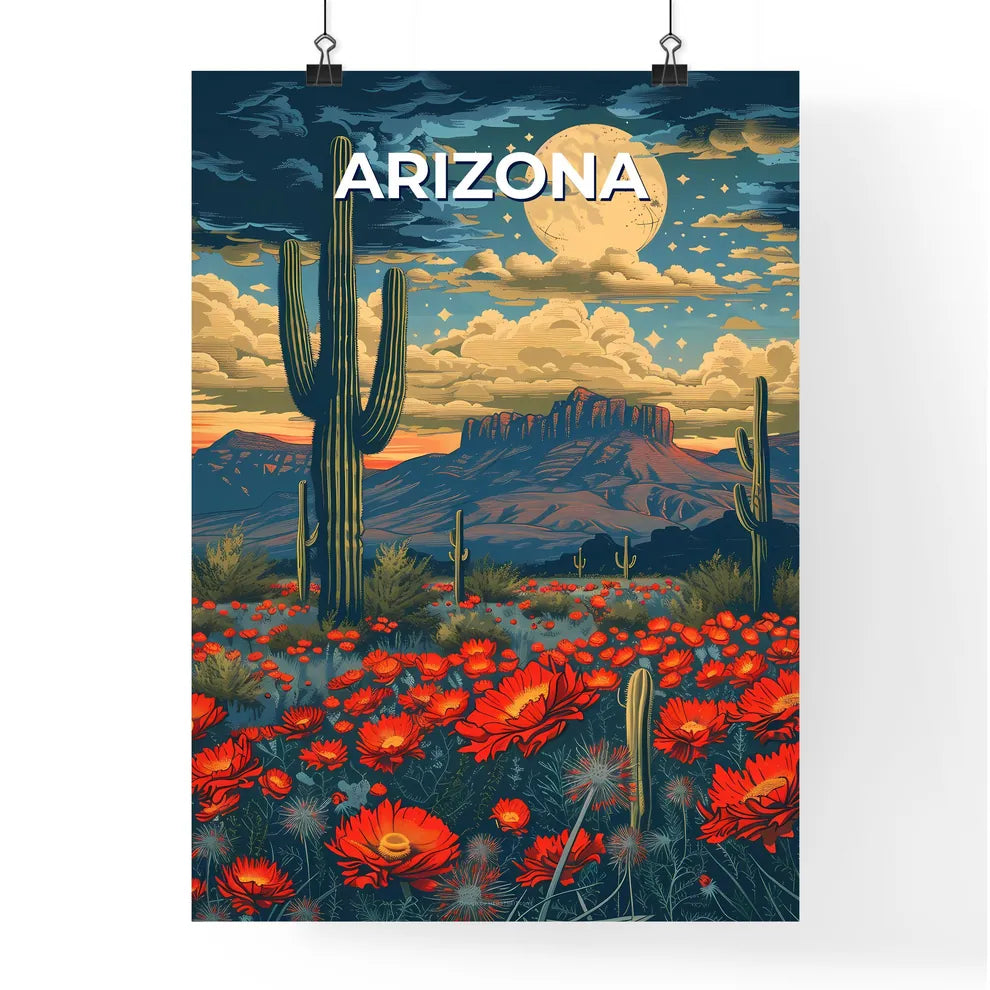 Captivating Desert Art Poster