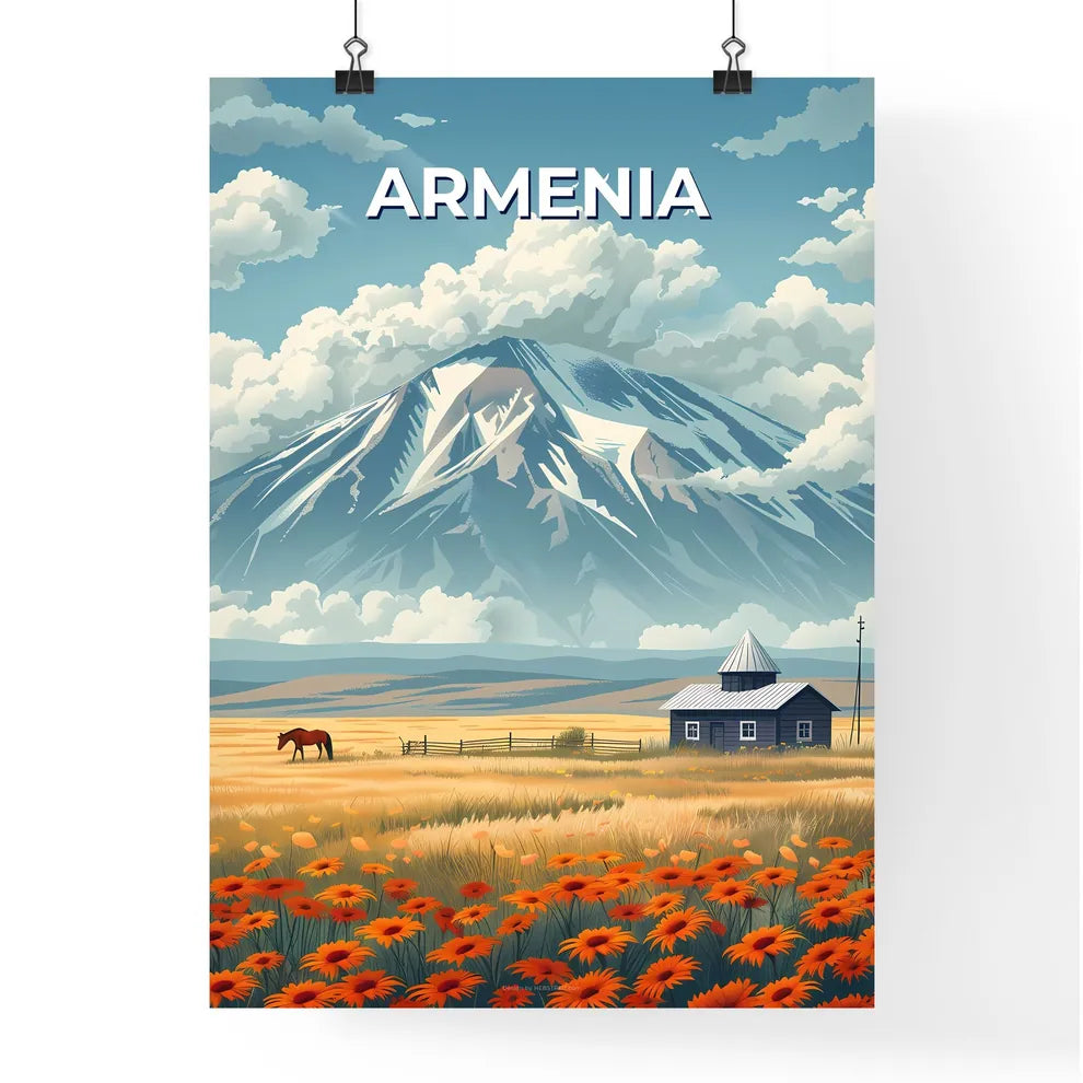 Vibrant Armenian Art: Horse G Poster