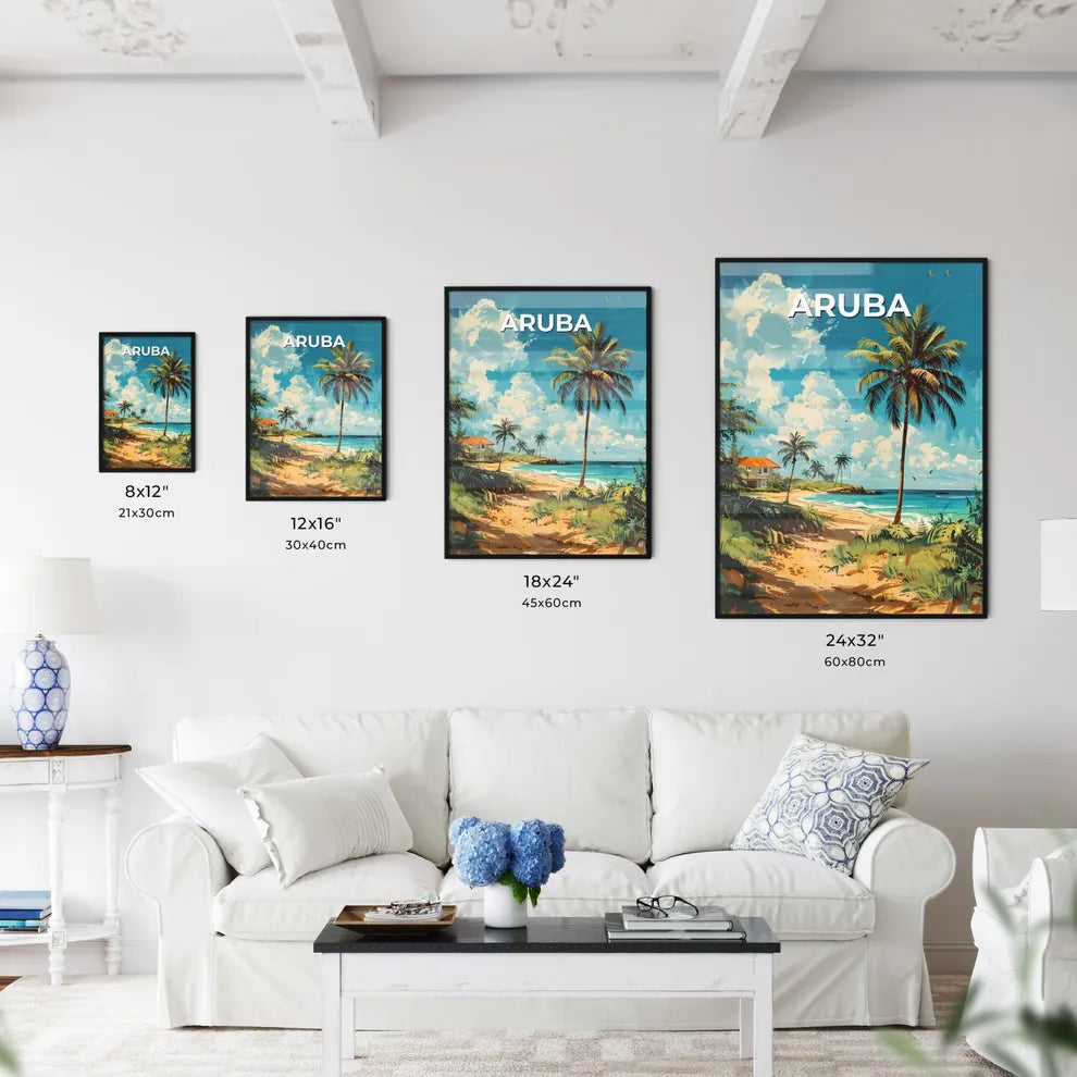 Abstract Caribbean Seaside Art - Kitchen Hangings